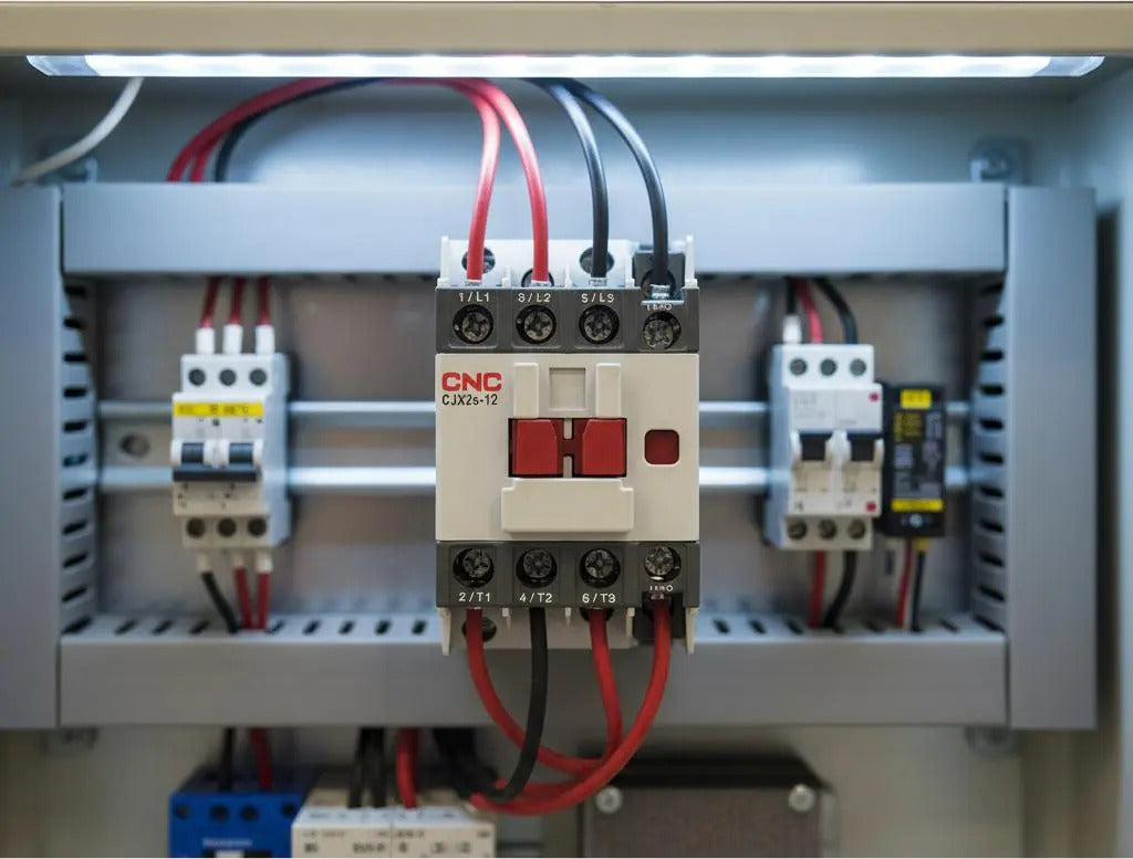 Contactor Trifasico 12a 1no+1nc Bobina 220v Cnc - Cjx2s