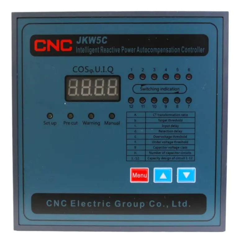 Controlador Factor De Potencia 6 Pasos Jkw5c-6 380v Cnc