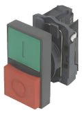 Pulsador Doble Cnc Lay5-el8425 10a 22mm Rojo Verde
