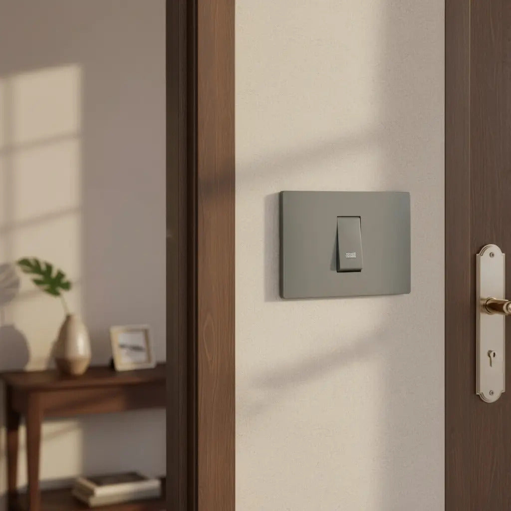 Interruptor Pulsador Timbre Luminoso Con Luz  Embutido 16a