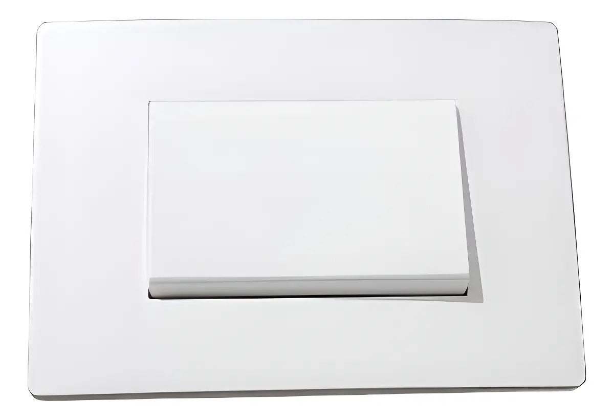Interruptor Pulsador Teclon Timbre 16a Sec Color Blanco