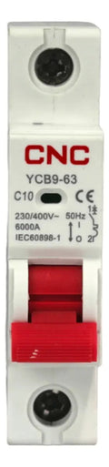 Automatico Monofasico 1x10a 6ka C Riel Din Sec