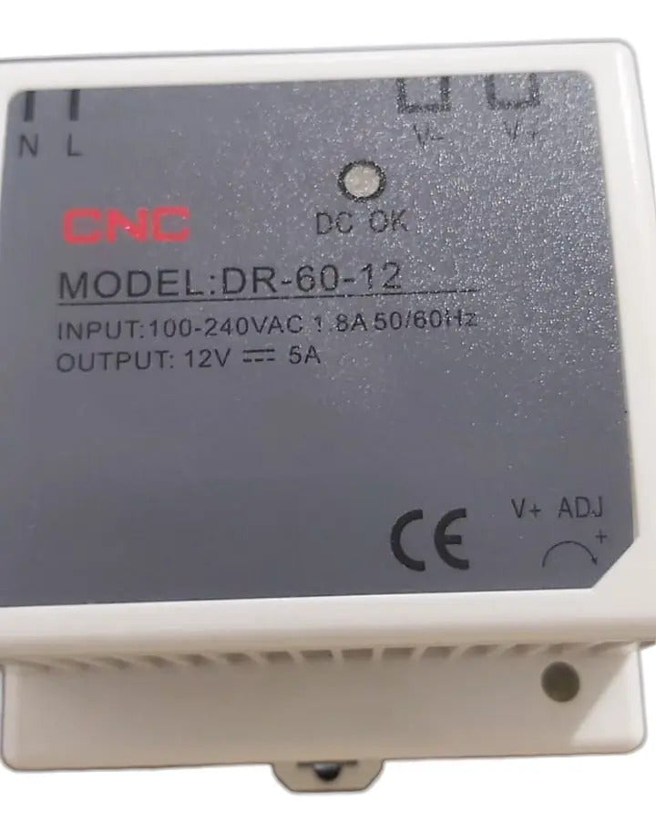 Fuente De Poder A Riel Din 60w 12vdc 5a