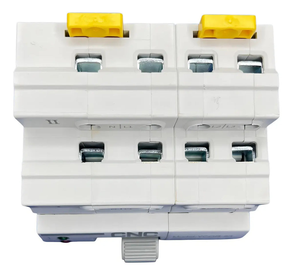 Switch De Automática Cnc Para Generador Y Red De 4 Polos 63a Blanco