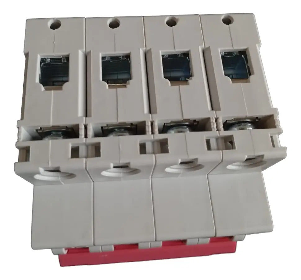 Interruptor Automático Tetrapolar 4x32a 10k Cnc Riel Din Sec