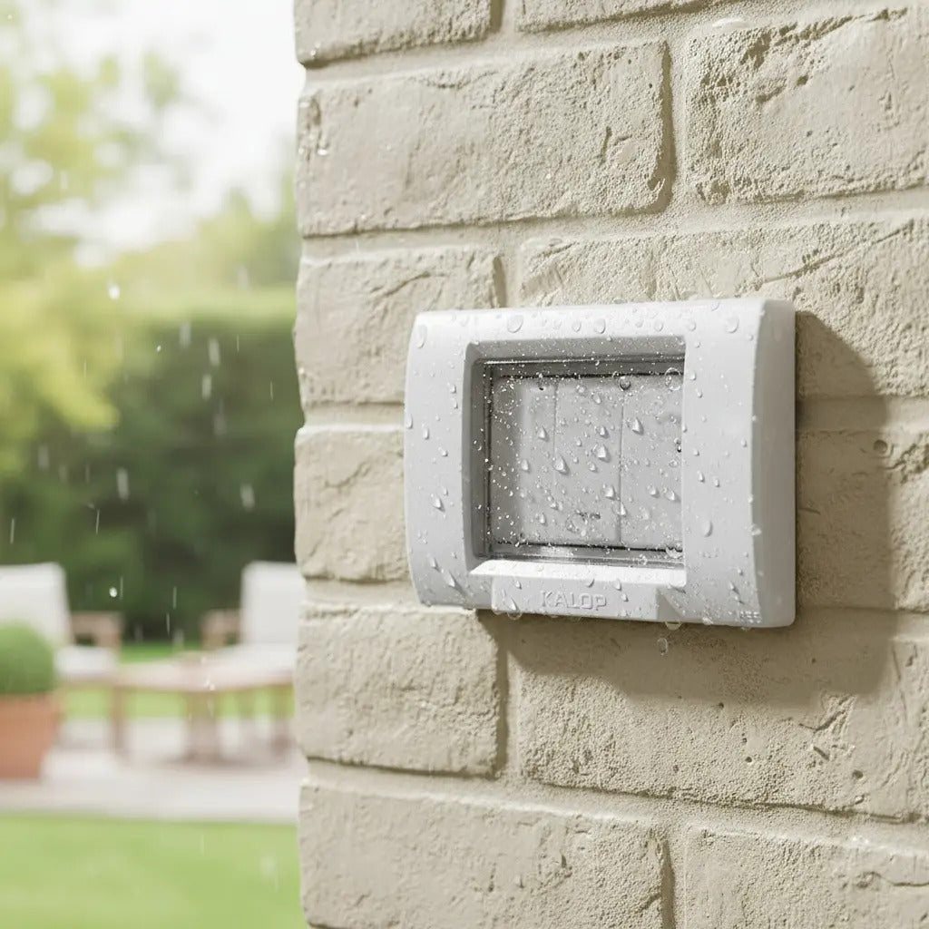 Interruptor Embutido 9/12 Exterior Ip55 Hidrobox.