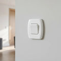 Casquete Interruptor Pulsador Timbre Sobrepuest Tekna Blanco