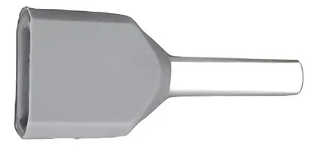Terminal Ferrul Doble 2,5mm2 (100 Unidades) Gris