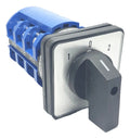 Interruptor Rotativo Cnc Lw28-32a 32a 1-0-2 Pvc Azul Conmutador Trifásico