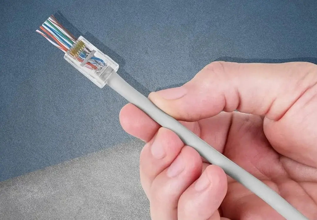 Pack Conectores De Red Rj45 Cat6 12 Unidades
