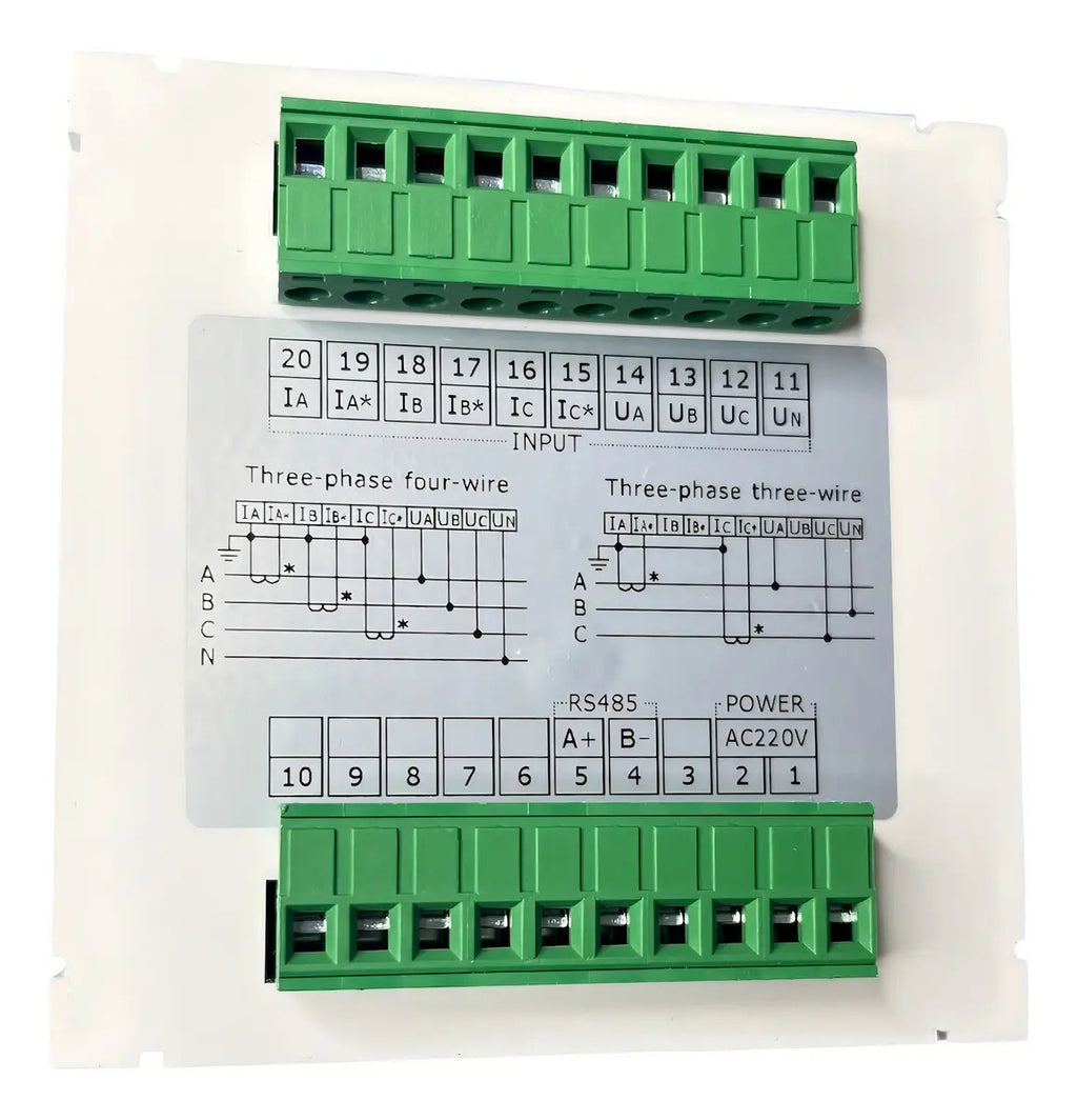 Analizador De Red Eléctrica Lcd Con Medidor De Energía Para Rs485