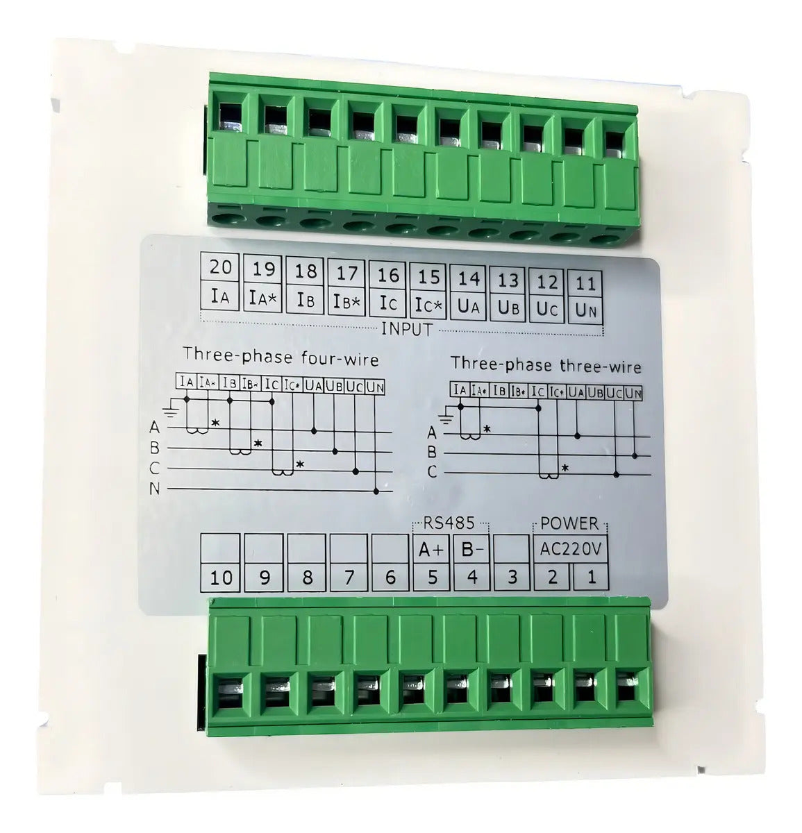 Analizador De Red Eléctrica Lcd Con Medidor De Energía Para Rs485