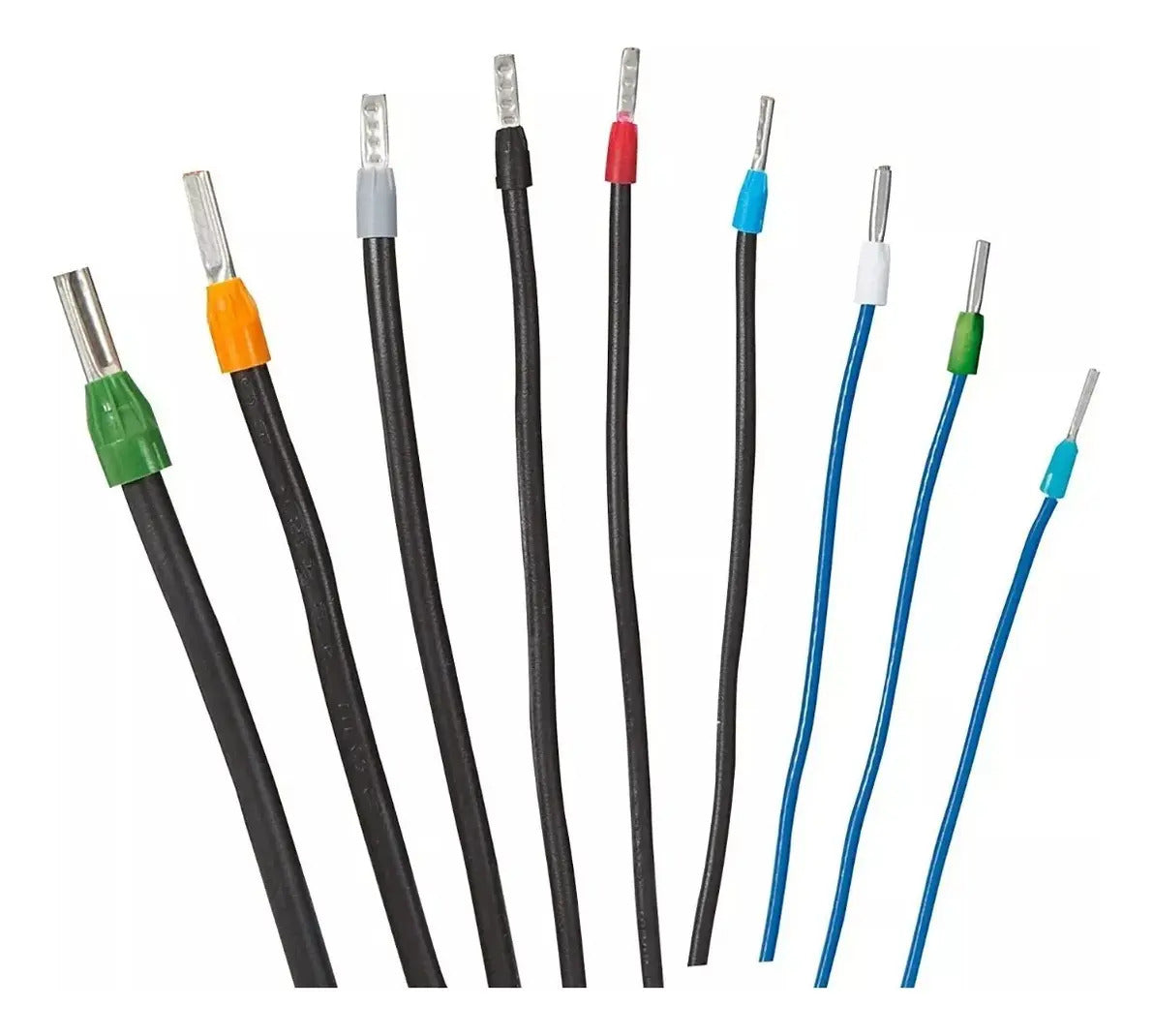 Terminal Ferrul Ferrule 4mm Gris 100und Cable 12 Awg Lisa Liso