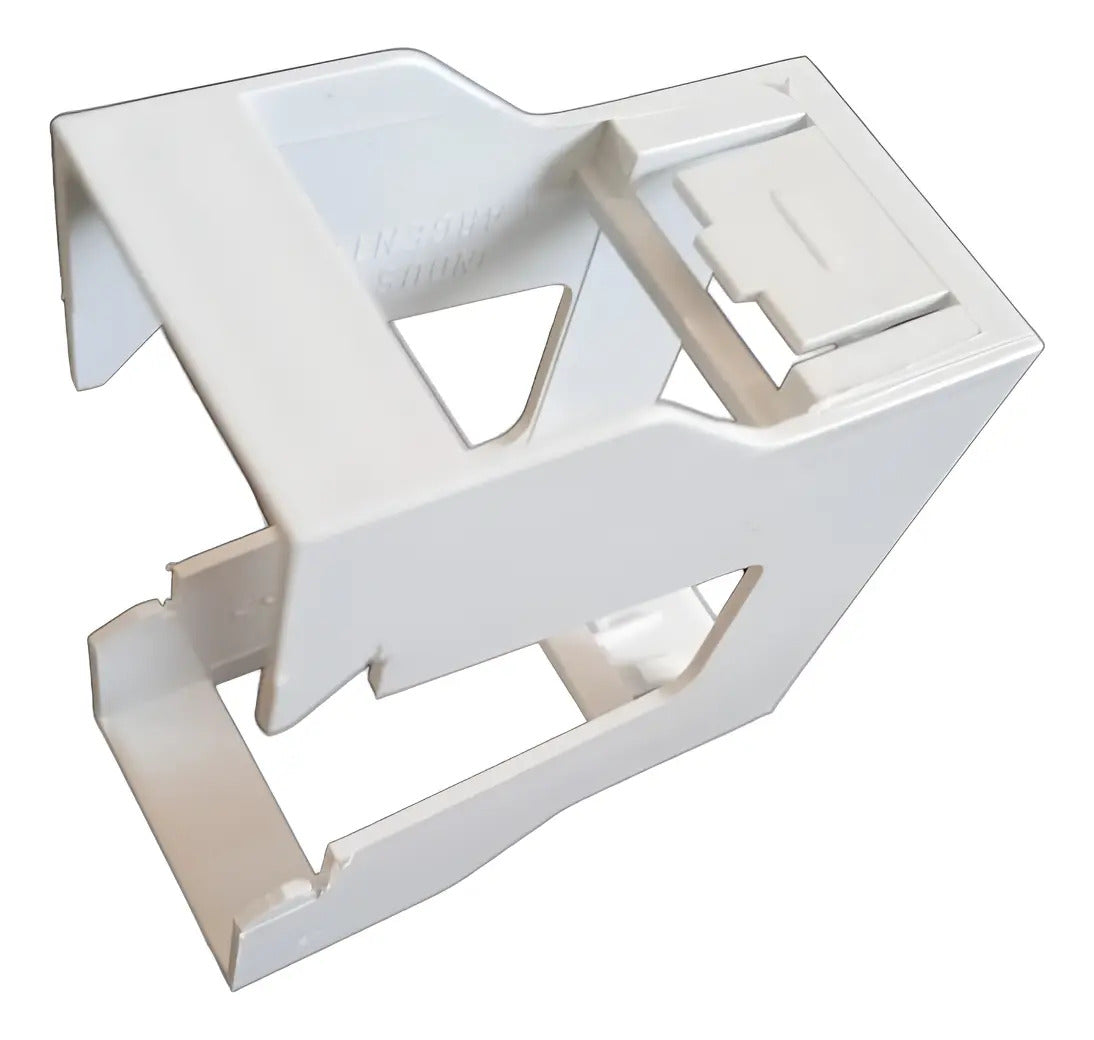 Enchufe Bipaso 10/16a Riel Din Con Soporte Sec Blanco