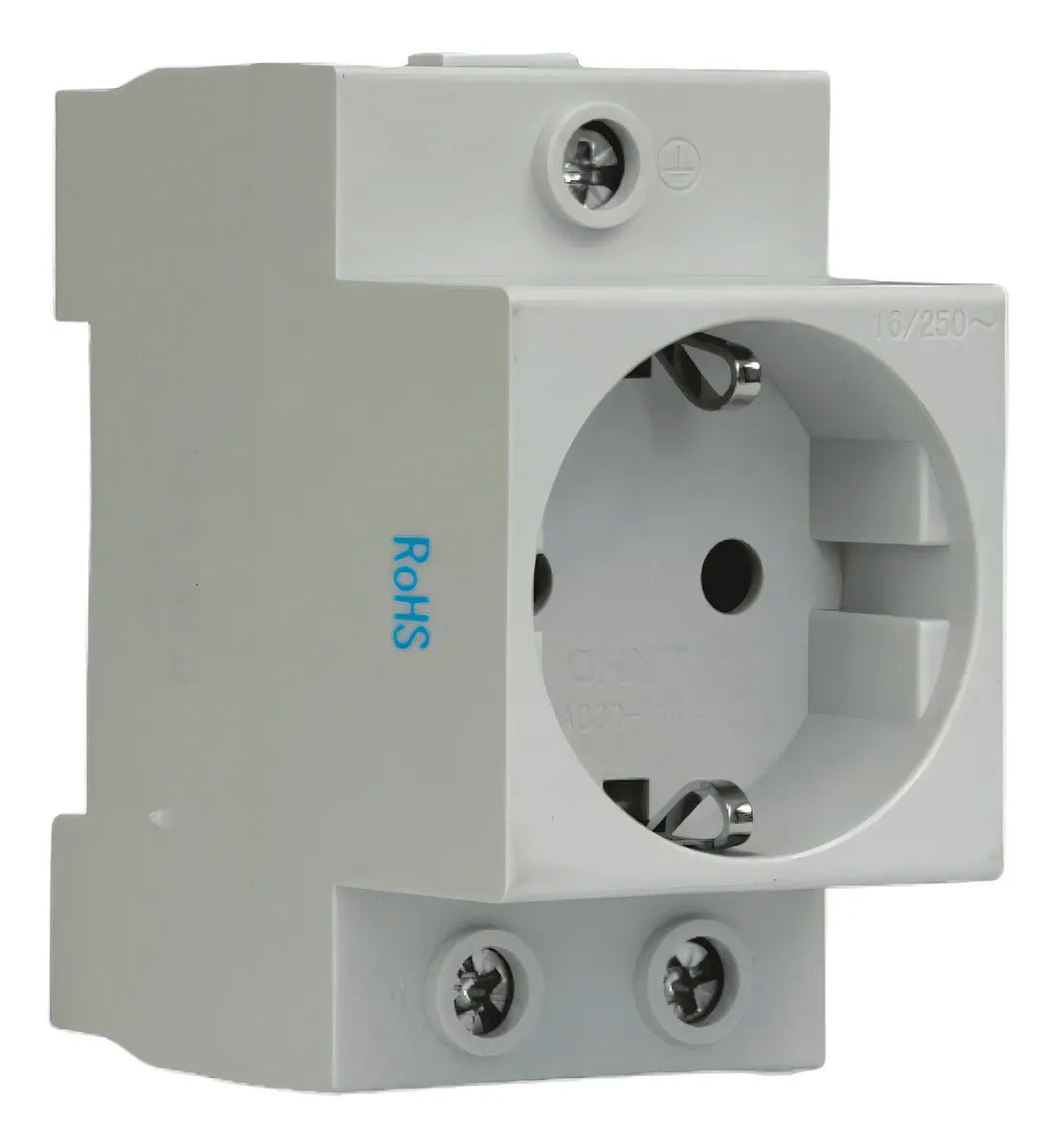 Enchufe Hembra Schuko Cnc Tms-5 16a Conexión En Riel Din