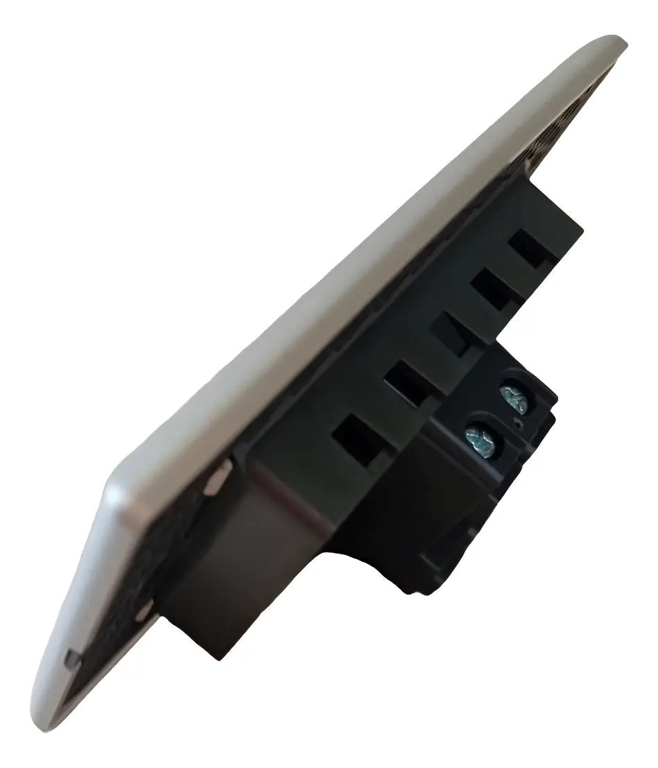 Pack Interruptor De Cruzamiento 4 Vías + Dos Int 9/24 Sec 16 A 250v Beige-dorado 220v