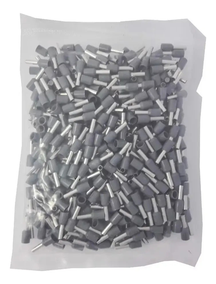 Terminal Ferrul Ferrule 4mm Gris 100und Cable 12 Awg