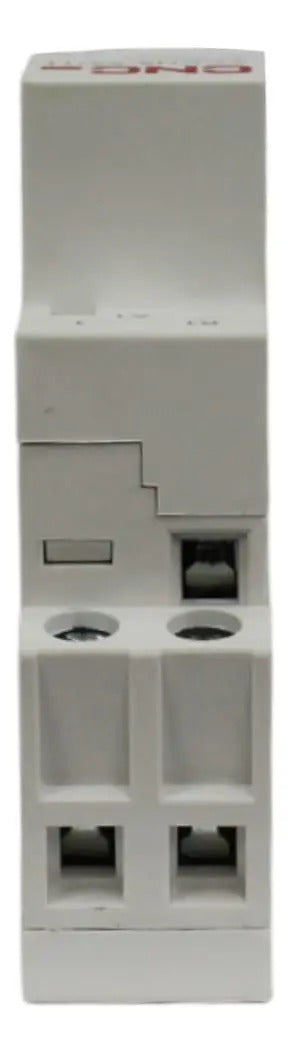 Contactor Modular 25a 1nc + 1no 220v Riel Din 1 Puesto