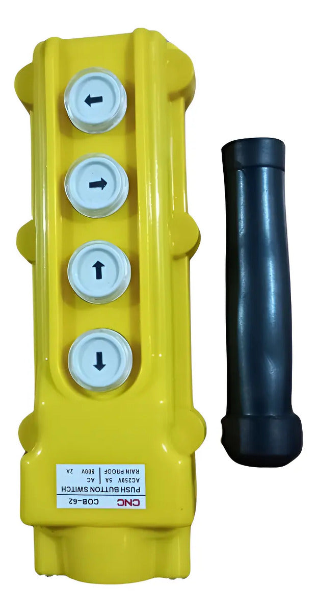 Botónera Colgante Puente Grua 2 Ejes 4 Botónes Ip55 5a