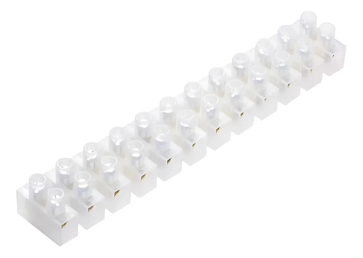 Regleta Plástica Cnc 16mm2 30a Transparente Pack 5 Unidades Eléctrica