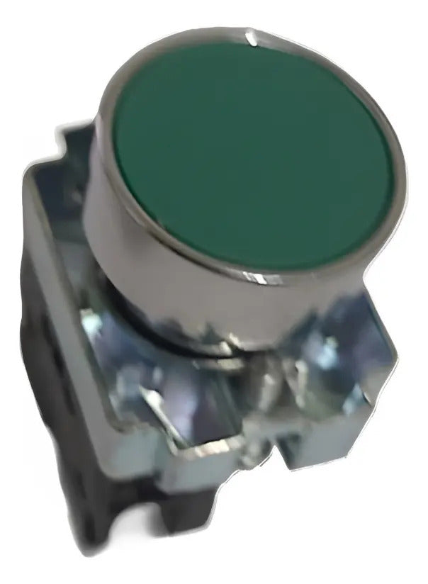 Botón Pulsador Metalico 22mm 1nc Rojo - 1no Verde Cnc