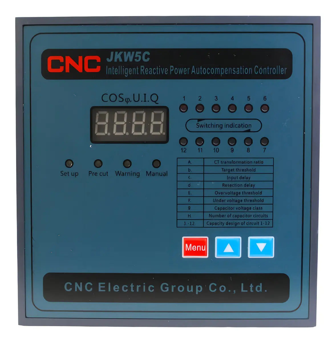 Controlador Factor De Potencia 6 Pasos Jkw5c-6 380v Cnc