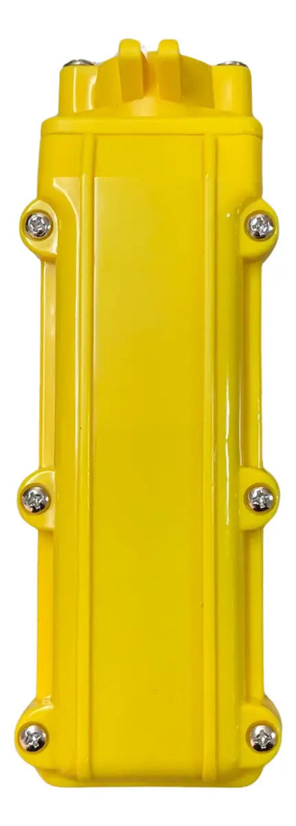 Botonera Colgante Cnc 4 Botones Puente Grúa Cob-61a Amarillo