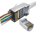 Pack Conectores De Red Rj45 Cat6 12 Unidades