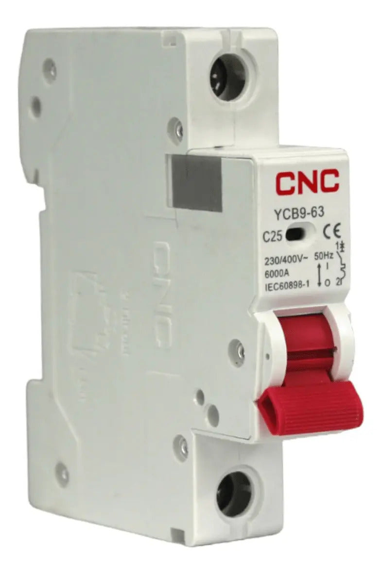 Automatico Monofasico 1x25a 6ka C Riel Din Sec