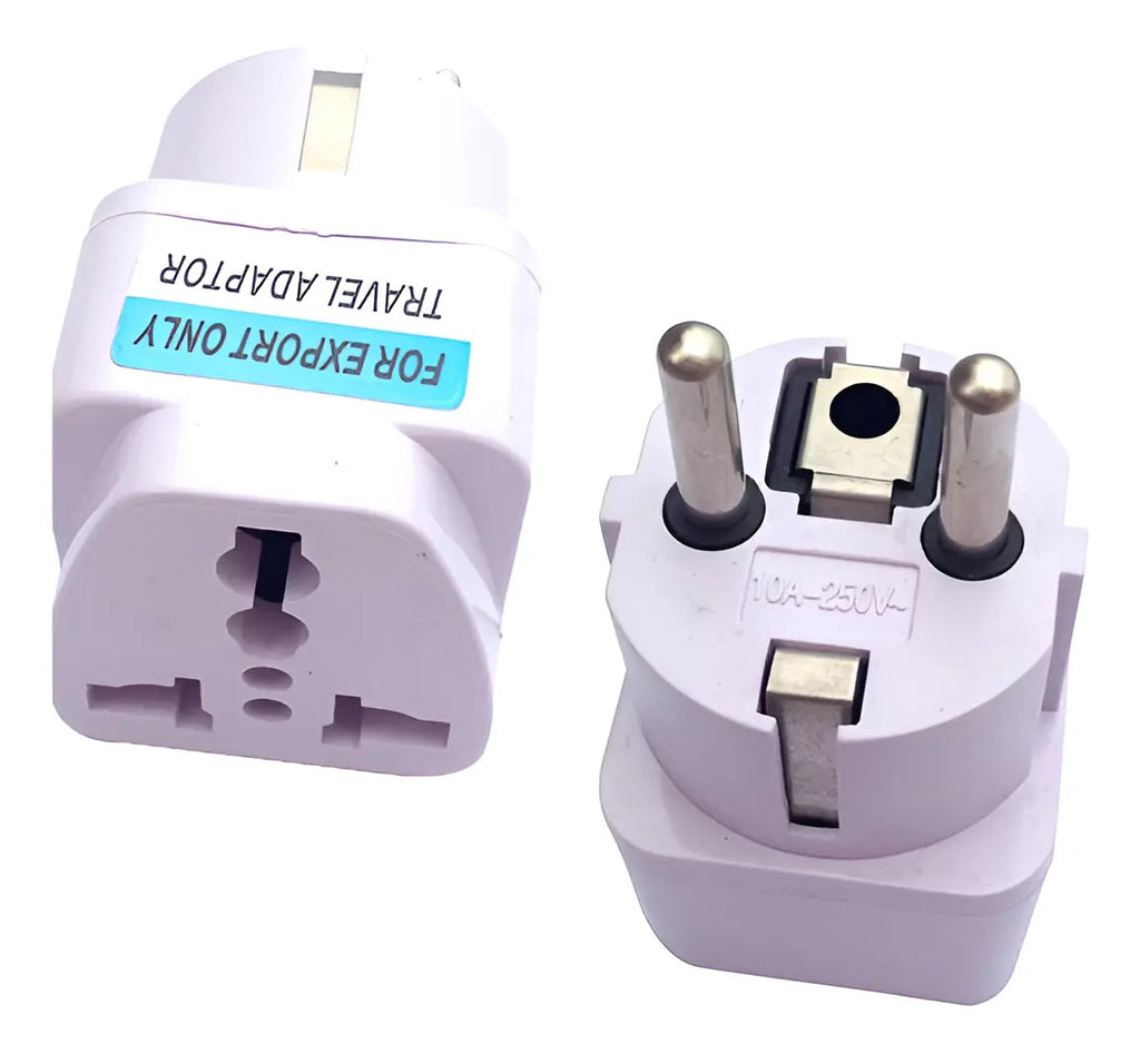 Enchufe Adaptador Schuko Macho Hembra Para Generador