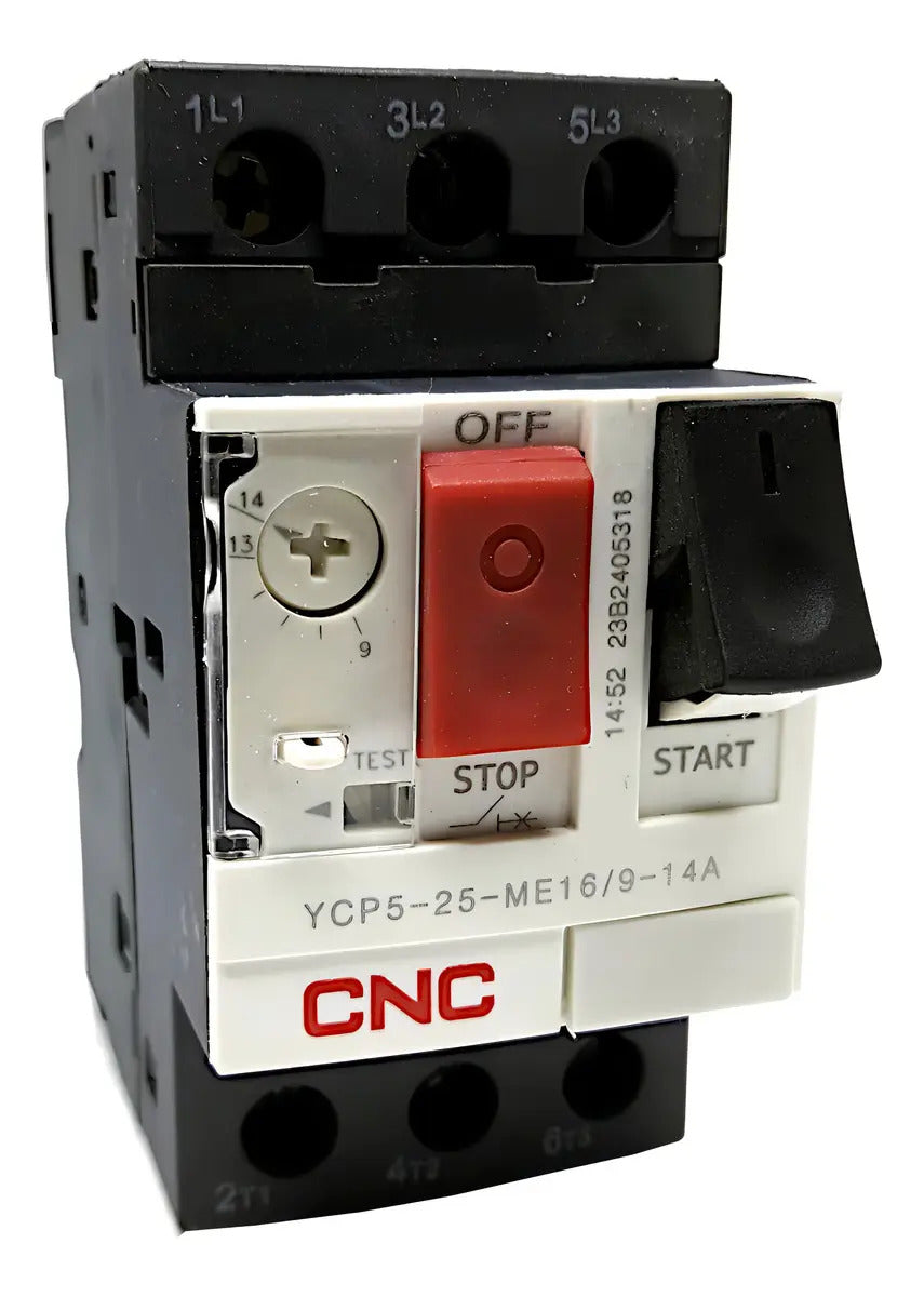 Disyuntor De Motor Cnc Ycp5-25-me16 9-14a