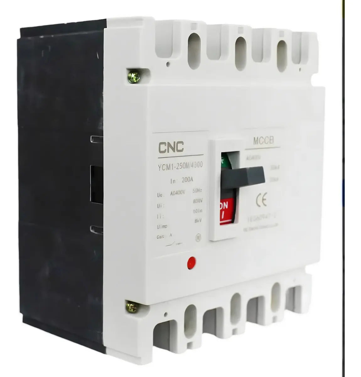 Interruptor Automático Cnc Caja Moldeada 4p 200a 50ka Ycm1-250m 400v