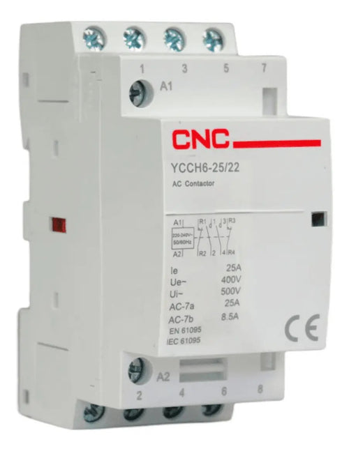 Contactor Modular 25a 2no + 2nc Bobina 220v - Cnc