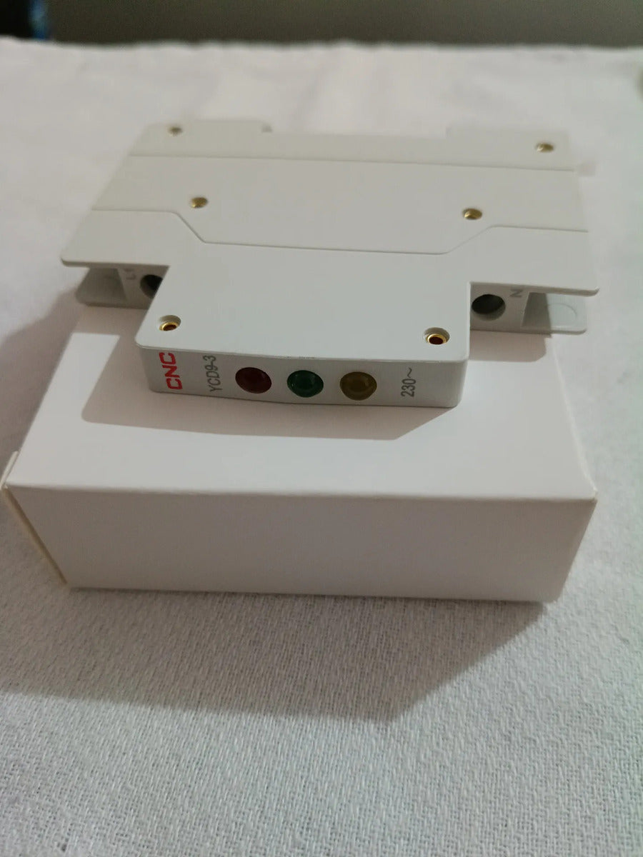 Luz Piloto Trifásico Slim 230v Riel Din Roja Verde Amarillo