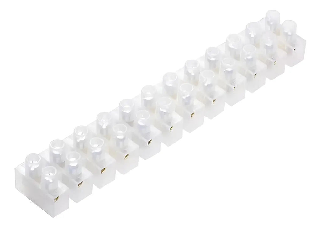 Regleta Conexión Eléctrica Cnc 12mm2 15a Pack 10 Unidades Transparente