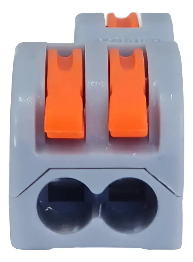 Conector Rapido Tipo Wago 2 A 1 Cable 0.8-4mm2 32a  Pack 10u