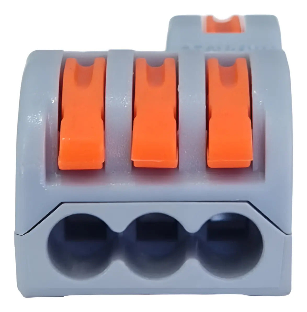 Conector Rapido Tipo Wago 1 A 3 Cable 0.8-4mm2 32a Pack 10un