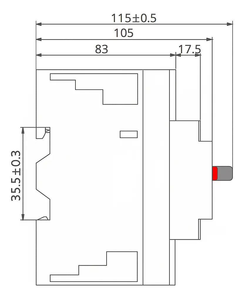 Guardamotor Disyuntor Cnc Ycp5-25me 18a Trifásico 3 Polos 50hz