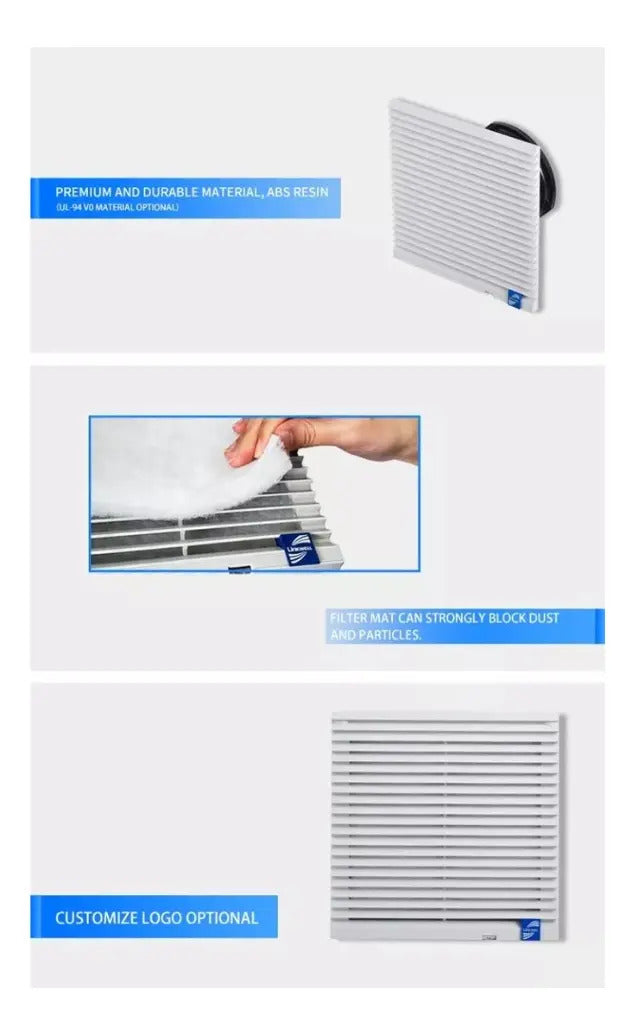 Kit De Ventilación 116x116 220v, Ventilación 20-25m3/h