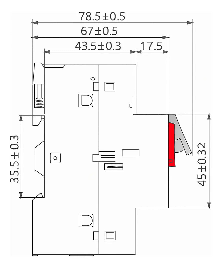 Guardamotor Disyuntor Cnc Ycp5-25me 18a Trifásico 3 Polos 50hz